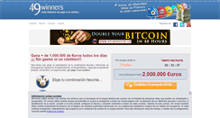 Desktop Screenshot of 49winners.com